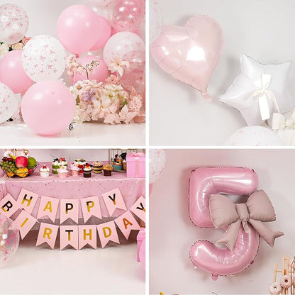 5th Pink Bow Birthday Decorations - Image 7