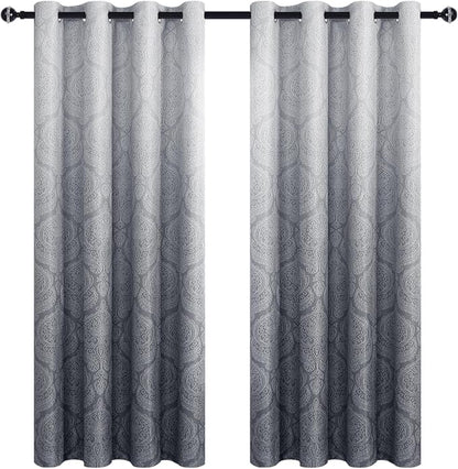 DWCN Ombre Blackout Curtains for Living Room - Image 9