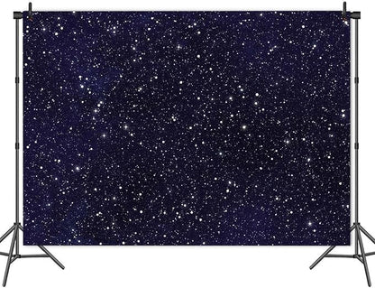 HQM Night Sky Star Universe Space Starry Photography Backdrops Kids Boy or Girl - Image 4
