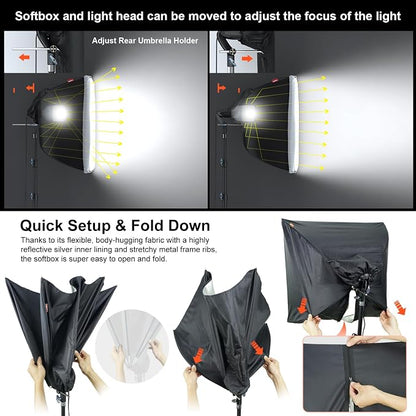 LINCO Lincostore Photo Video Studio Light Kit AM169 | Photography lighting kit - Image 3