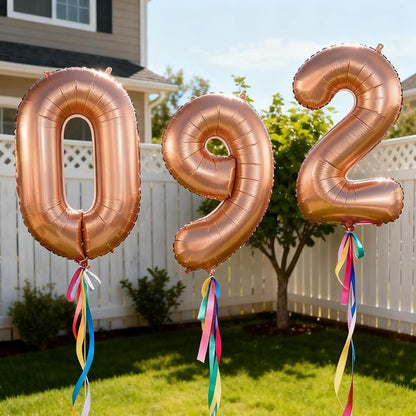 YPSelected 32 Inch Large Foil Helium Number Balloon Birthday Wedding Party 0-9 - Image 6
