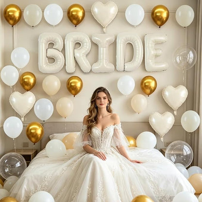 TONIFUL 40 Inch Giant Bride Balloon Bachelorette Party Decorations - Image 5