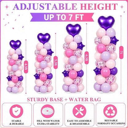 Balloon Towers Set of 2, Balloon Column Stand - Image 3