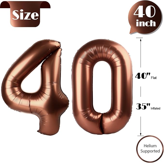 Brown 40 Balloon - Image 5