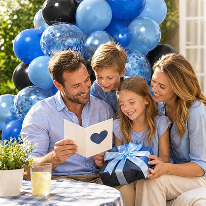 Blue and Black Balloons - Image 4