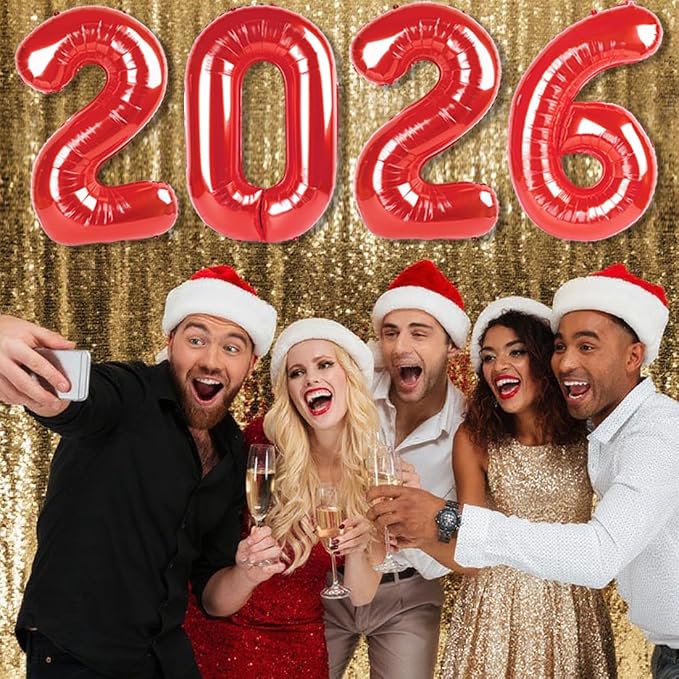 Number 2026 Balloons 40 Inch for Anniversary Party Decorations, - Image 3