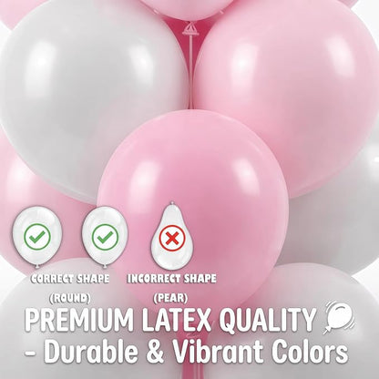 HIINS Baby Pink Chrome Balloon Column Kit Set of 2 - Image 4
