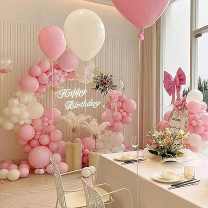 Pastel Pink Balloons 12 Inch 100 Pack light Pink Latex Balloons Baby Pink Party - Image 8