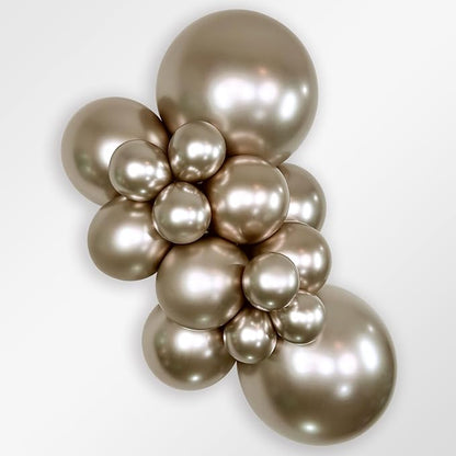 Sempertex Reflex Round Champagne Balloons, 5 Inch, Graduation, Baby Shower - Image 2