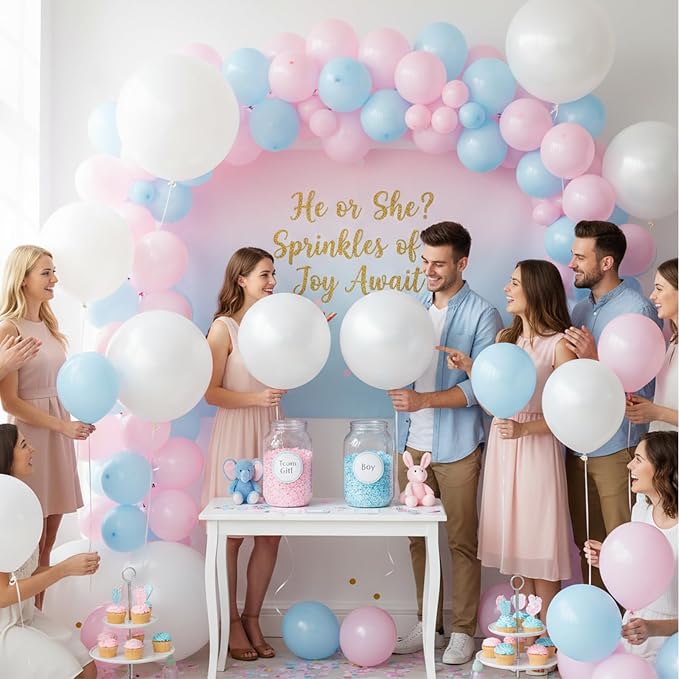 LovesTown 15PCS Pearl White Party Balloons, 18inch Latex Balloons Garland Arch - Image 3