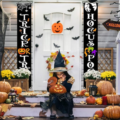 Olanrun Hanging Halloween Door Decorations, 70-inch Front Door Banner Decor - Image 9