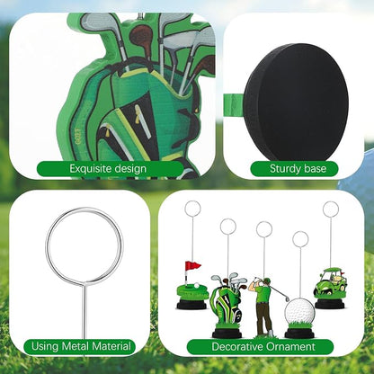 RattanView 5 Pcs Golf Ball Photo Balloon Holder Table Centerpieces Holders Golf - Image 3