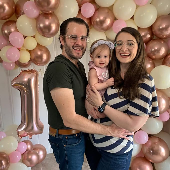 40 Inch Rose Gold Number 4 Balloon - Image 4