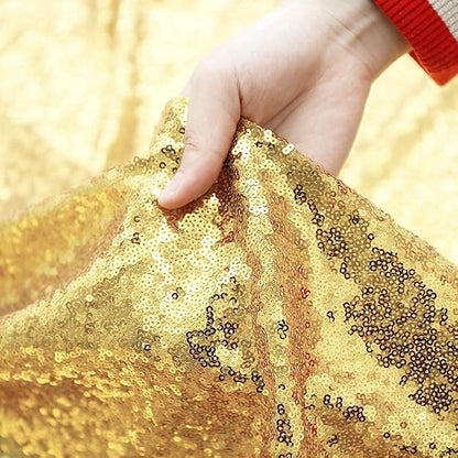 Gold Sequin Backdrop, 5FT x 7FT Sequin Photography Backdrop Curtain - Image 5