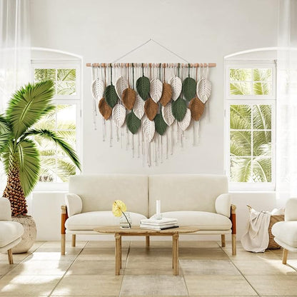 Large Macrame Wall Hanging Boho Woven Tapestry Chic Home Decor Wall Art | - Image 6