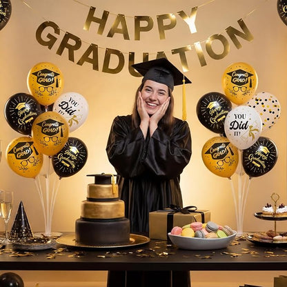 Foilswirl 4 Sets Graduation Party Balloons 2026 Congrats Grad Table - Image 6