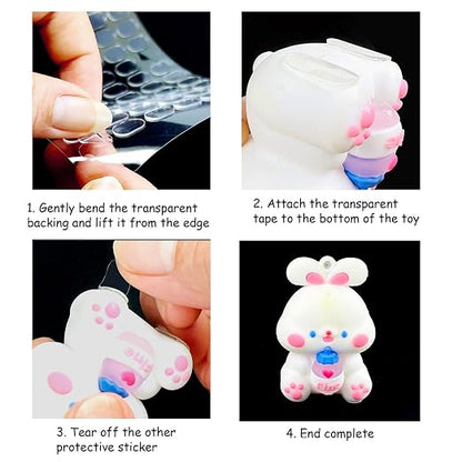 480 Pcs Gel Glue Dots, Double Sided Sticky Dots Clear, Removable Adhesive Dots - Image 3