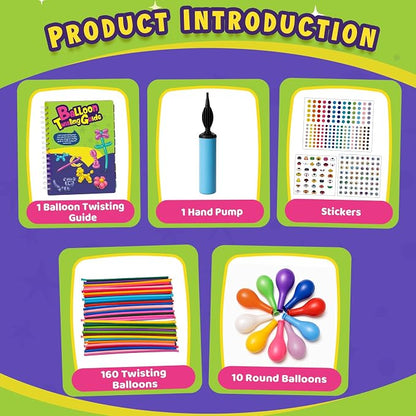 Balloon Twisting Kit with Pump for Beginners, 30 Balloon Animal Tutorials | 160 - Image 3