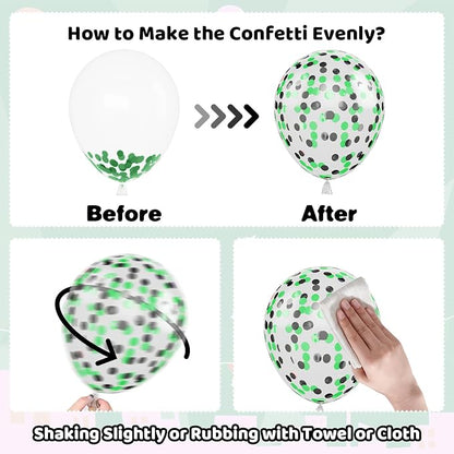 Paready Green and Brown Balloons - Image 9