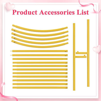 8FT Arch Backdrop Stand Gold Metal Wedding Arch Backdrop Stand | Metal Backdrop - Image 5