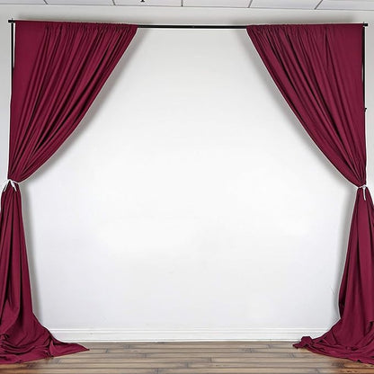 AK TRADING CO. 10 feet x 10 feet Polyester Backdrop Drapes Curtains Panels - Image 6