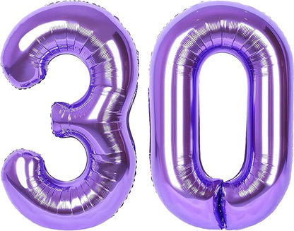 Number Balloons for Birthday Decorations by United-UnicornsParty