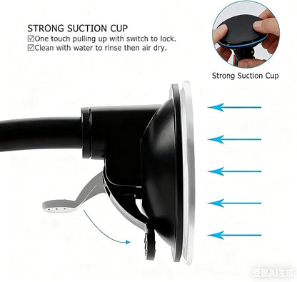Black Double Sided Sticky Pads 3.15 Inches Round Adhesive Suction Tab Perfect - Image 2