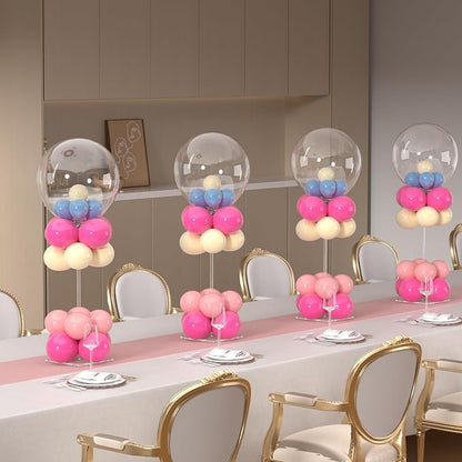 12 Pack Clear Acrylic Balloon Stand 23.6 inch Party Centerpiece - Image 5
