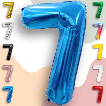 Black Number 0 to 9 Mylar Balloon 40 Inch - Image 4