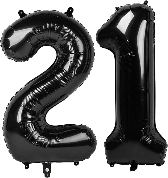 Black 21 Balloon by IWERP