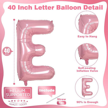 40 Inch Pastel Pink ONE Balloon - Image 2
