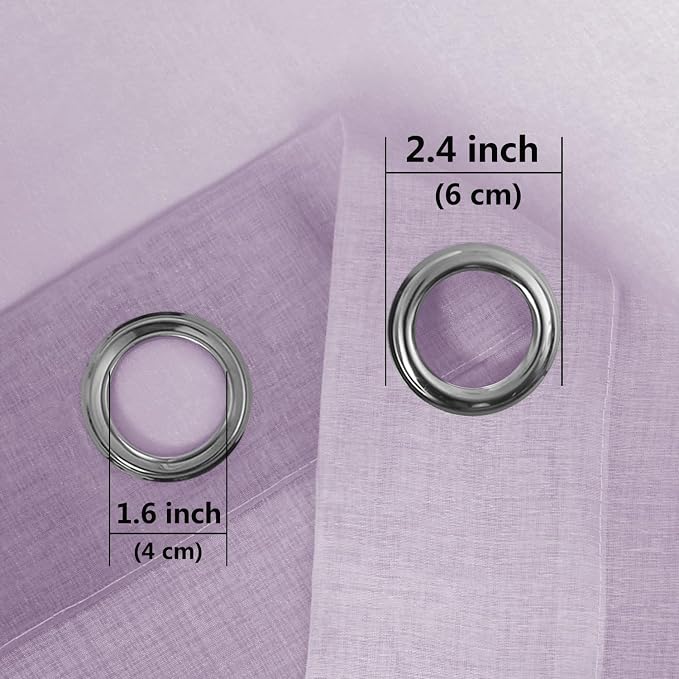 DWCN Ombre Sheer Curtains - Image 4