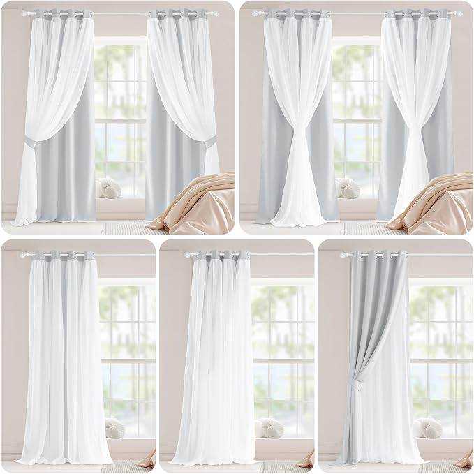 PONY DANCE 2 Layers Curtains Set, 2 Panels - Image 7