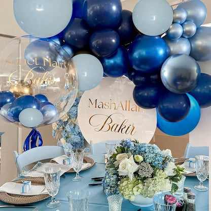 Blue Balloons Metallic Blue Balloon - Image 6