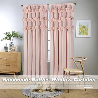 Peach Pink Blackout Curtains - Image 8