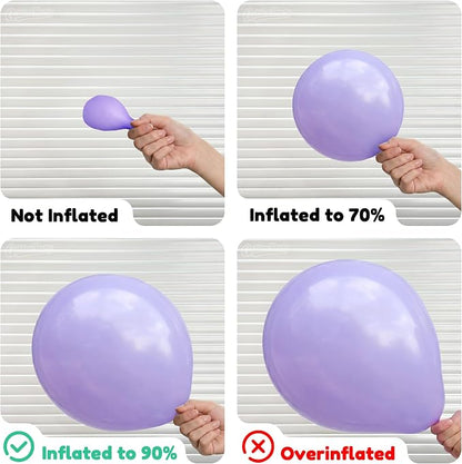 Pink Purple Balloons, Light Pink Purple Balloon - Image 6