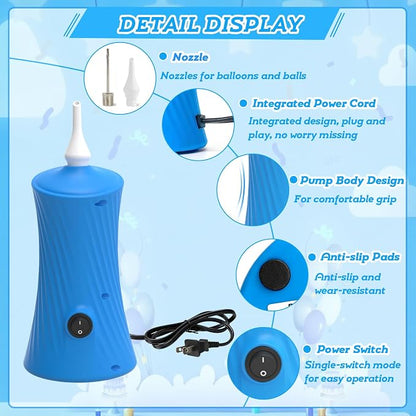 Balloon Pump Electric Air Pump for Long Balloon Inflator Blower Machine for - Image 5