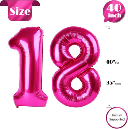 Hot Pink 18 Balloon - Image 5
