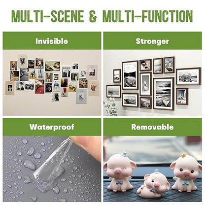105Pcs Double Sided Adhesive Dots, 0.79" Clear Removable Sticky Adhesive - Image 6