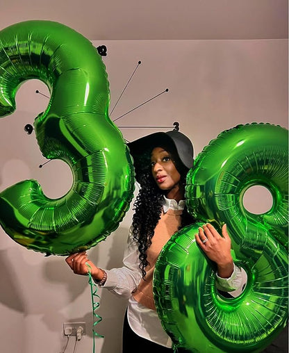 Green 8 Balloon - Image 4