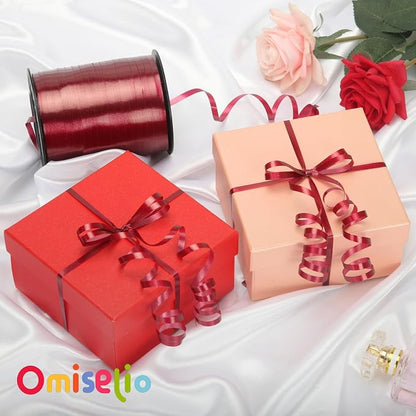 Burgundy Red Curling Ribbon - Image 2