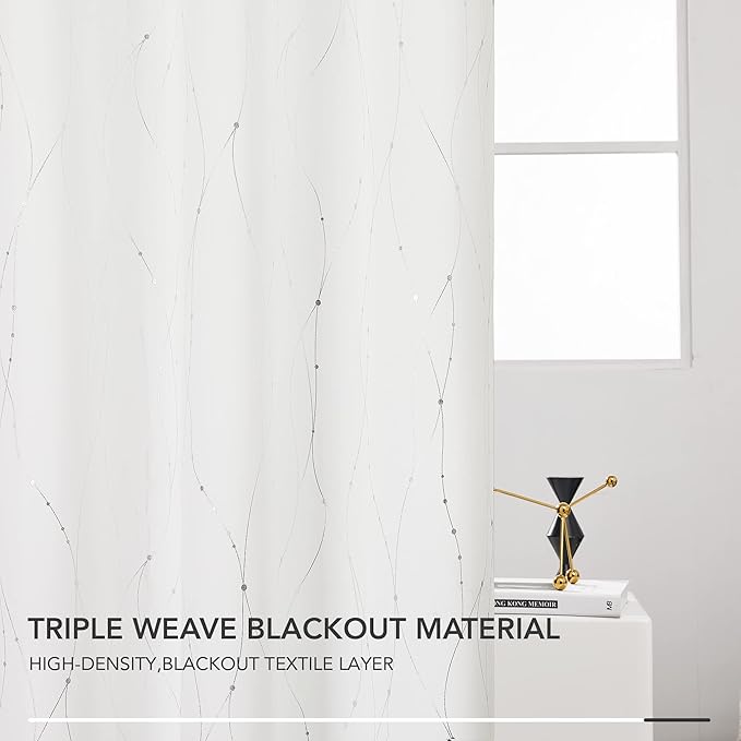Deconovo Living Room Curtains 84 Inches Long, Thermal Insulated, Room Darkening - Image 9