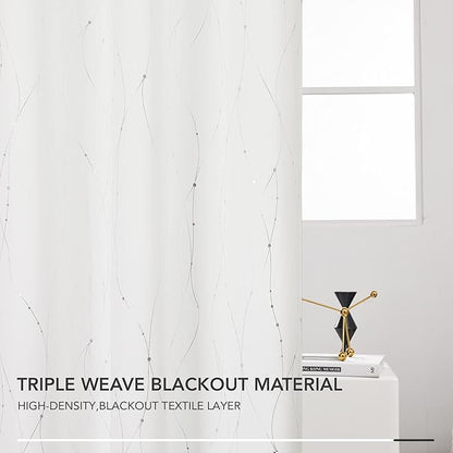 Deconovo Living Room Curtains 54 Inches Long, Thermal Insulated, Room Darkening - Image 5