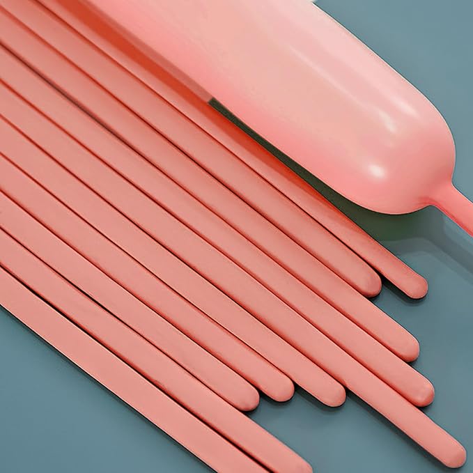 260 Balloons Blush Pink, Thickened 100 Pack Long Balloons Twisting Skinny Magic by VHUWE