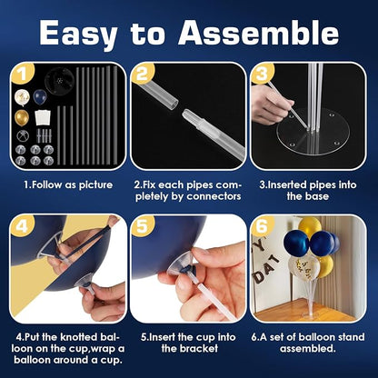 Voircoloria 6 Sets Balloon Stand Kits - Image 4