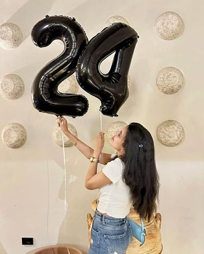 Black Number 14 Balloon 40 Inch - Image 4