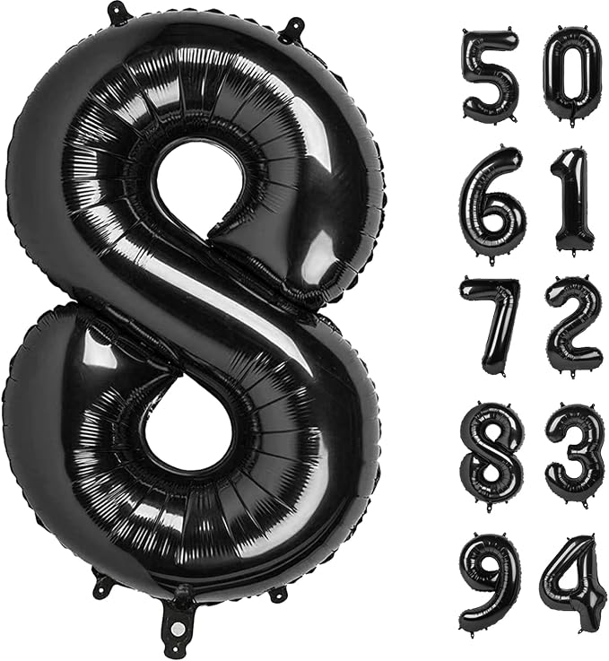 Black 8 Balloon by IWERP