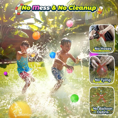 16Pcs Reusable Water Balloons for Kids, Pool Beach Water Toys for Boys and Girls - Image 5