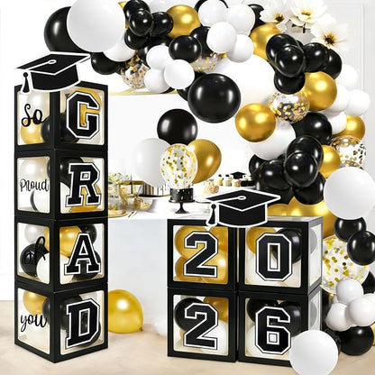 Graduation Decorations 2026 Graduation Party Decorations Set of 4 Boxes by Labrostar
