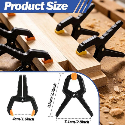 14 Pack Spring Clamps, Backdrop Clips, Balloon Arch Clips, 3.5 inch Heavy Duty - Image 2